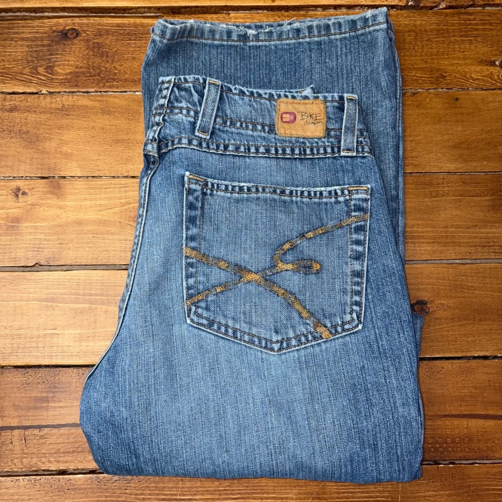 BKE Harlow Jeans Womens 29 Blue Bootcut Low‎ Rise Denim BKL956R Vintage y2k